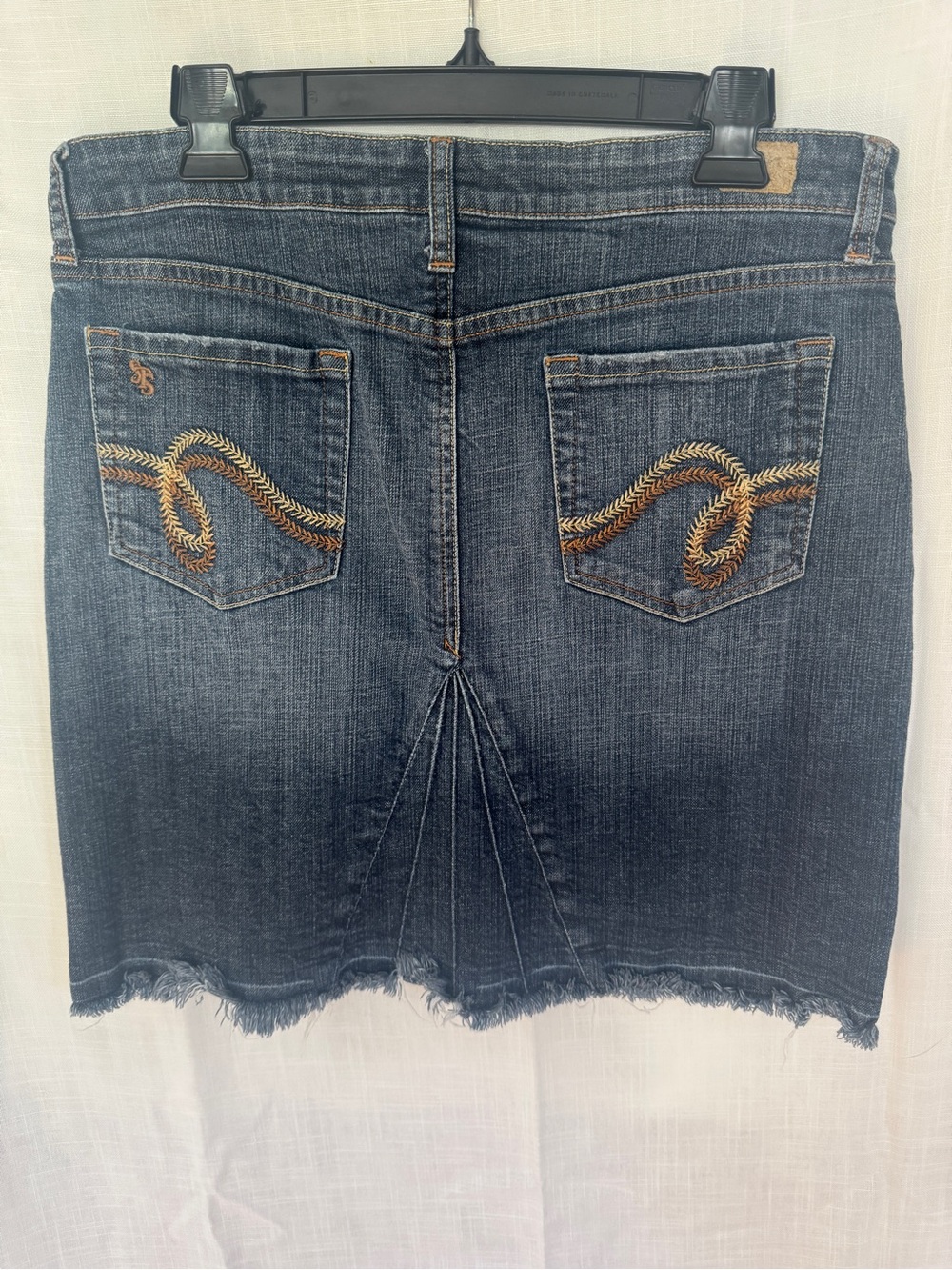 Se7en Soul Denim Mini Skirt Raw Hem– Size 31 - Picture 2 of 6